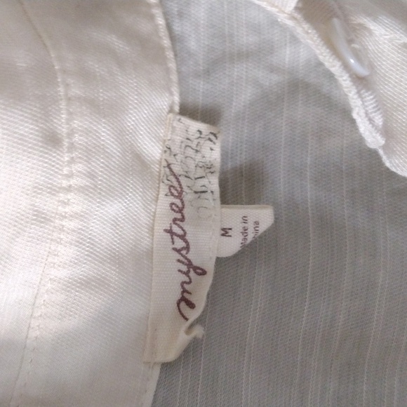 Mystree long sleeve cream like a bandana sheer - Picture 4 of 5